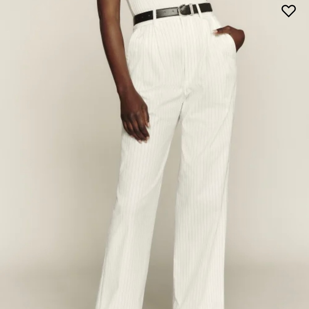 Reformation Oren Pant—Striped